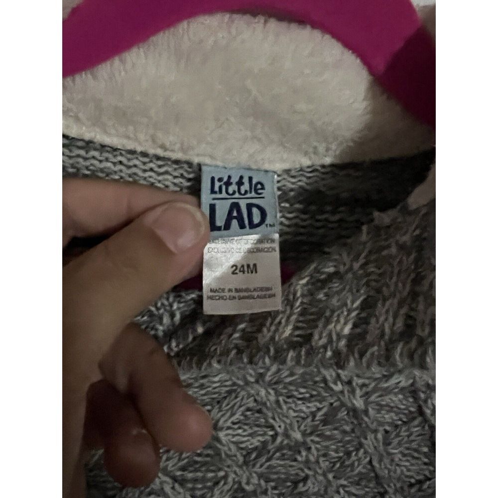 Little Lad Gray Sweater‎ Pullover Boys Size 24m